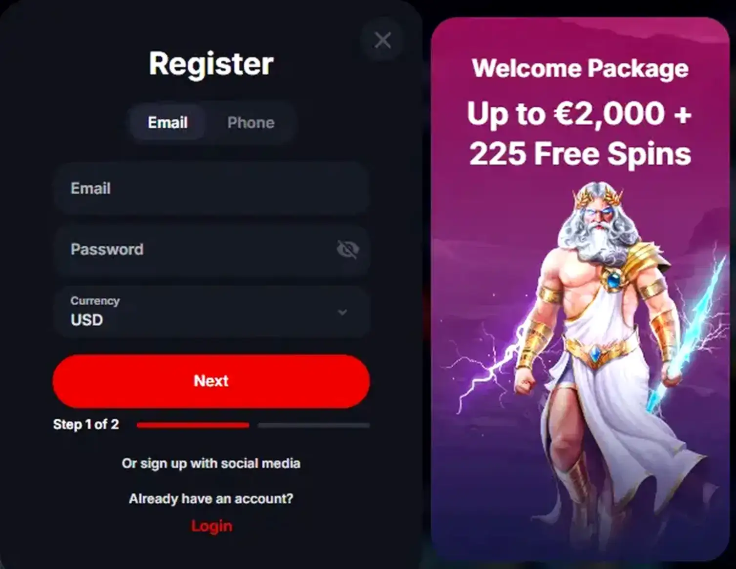 Yep Casino Login – Konto anmelden
